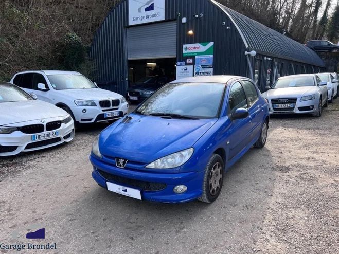 Peugeot 206 1.4 HDi 68cv Phase 2 3�me Main Bleu de 2006