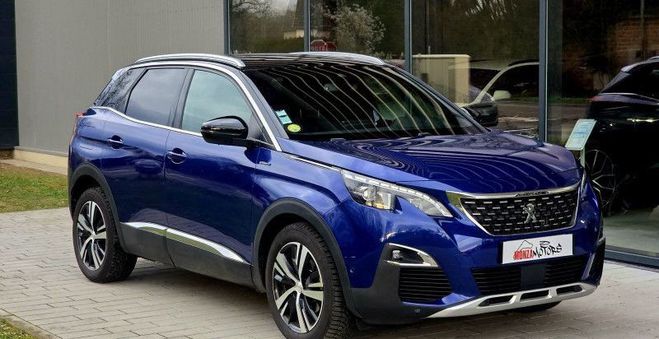 Peugeot 3008 2.0 BLUEHDI 180CH GT S&S EAT6 Bleu de 2018
