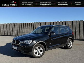  Voir d&eacute;tails -BMW X3 sDrive18dA 150ch Lounge Plus &agrave; Villeneuve-Loubet (06)