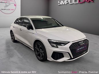  Voir d&eacute;tails -Audi A3 Sportback 40 TFSIe 204 S tronic 6 S Line &agrave; Paris (75)