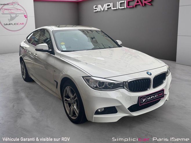 BMW Serie 3 Gran Turismo F34 320d 184 ch M Sport A F Blanc de 2015