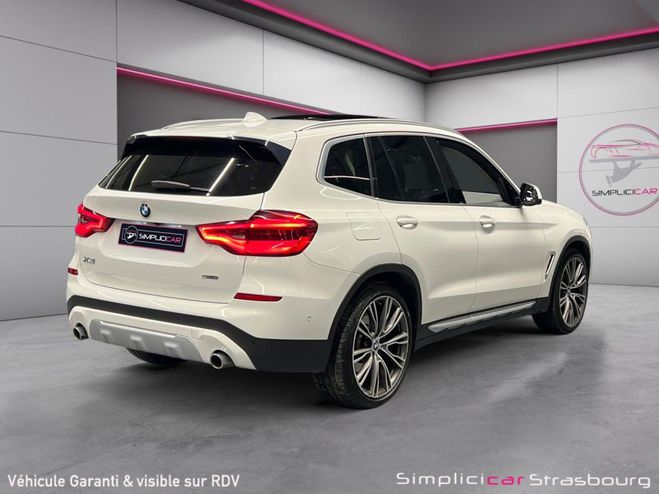 BMW X3 G01 sDrive18d 150ch BVA8 xLine TOIT OUVR Blanc de 2018