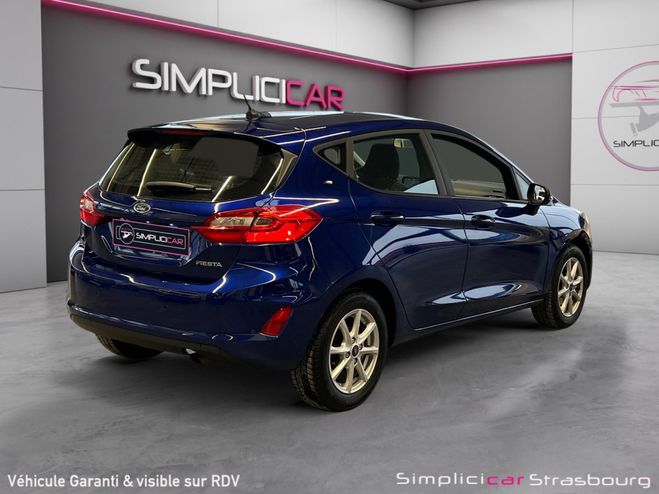 Ford Fiesta 1.0 EcoBoost 100 ch SS BVM6 Trend Busine Bleu de 2018