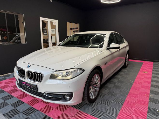 BMW Serie 5 F10 LCI 535i xDrive 306 ch Luxury A / CA Blanc de 2014