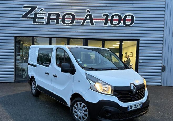 Renault Trafic 1,6 DCI 6 PLACES ( SUIVI COMPLET ) Blanc de 2015