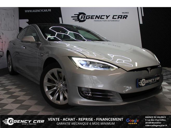 Cliquer pour voir la photo suivante Tesla Model S 75D 525ch - CUIR - CARBONE - ALCANTARA GRIS ARGENT de 2017