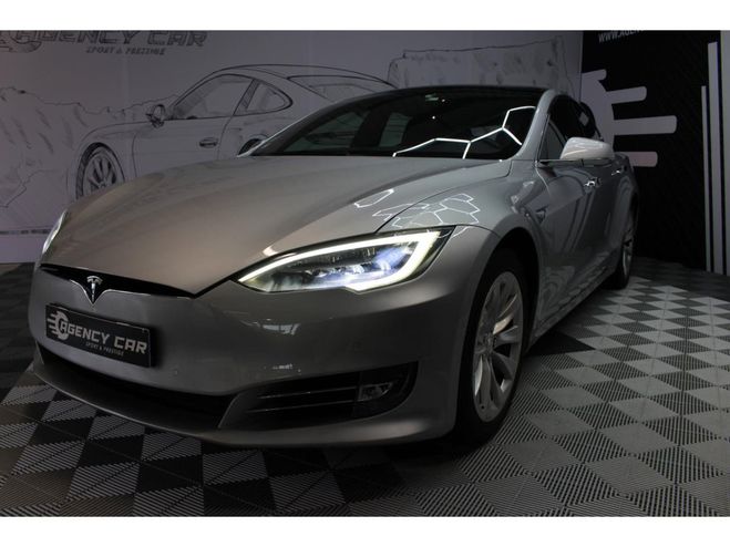Tesla Model S 75D 525ch - CUIR - CARBONE - ALCANTARA GRIS ARGENT de 2017