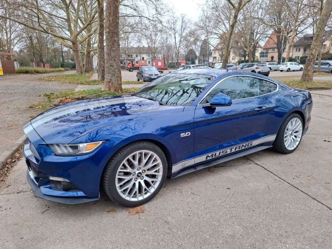 Ford Mustang Fastback V8 5.0 421 GT Bleu de 2016