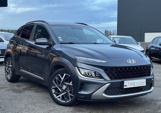 Hyundai Kona 1.6 GDI 141 CH HYBRID CREATIVE DCT-6 CAM Gris de 2021