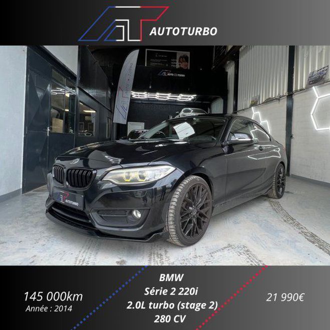Cliquer pour voir la photo suivante BMW Serie 2 COUPE (F22) 220IA 184CH SPORT Noir de 2014