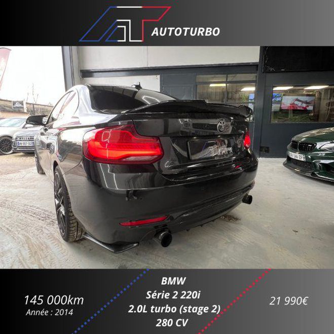 BMW Serie 2 COUPE (F22) 220IA 184CH SPORT Noir de 2014