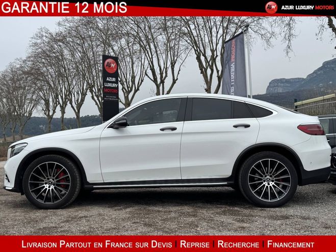 Mercedes GLC Coup� 250 d 204ch 4Matic AMG BLANC de 2017