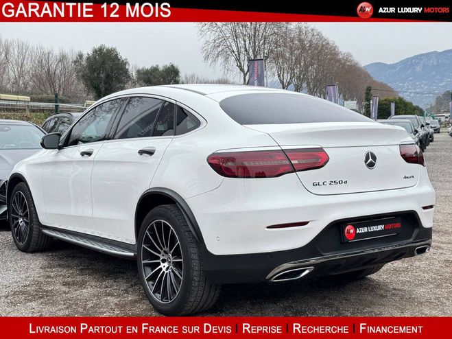 Mercedes GLC Coup� 250 d 204ch 4Matic AMG BLANC de 2017