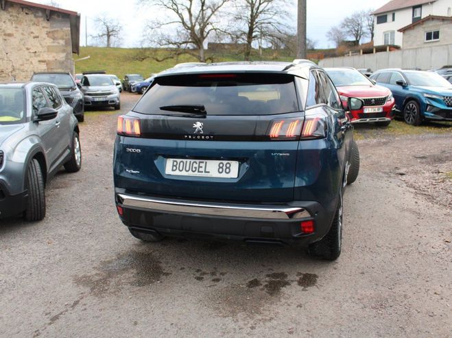 Peugeot 3008 PHASE 4 HYBRID 225CV ROAD TRIP BOITE AUT Bleu Toit Noir de 2022