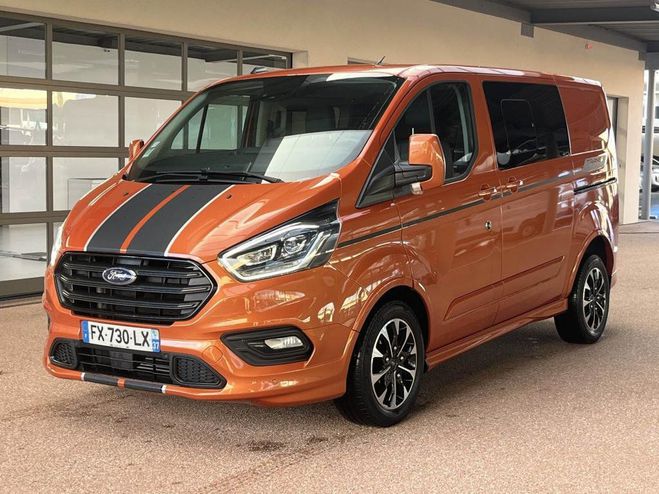 Cliquer pour voir la photo suivante Ford Transit CUSTOM Fg 320 L1H1 2.0 EcoBlue 185 Cabin Orange Met. de 2021
