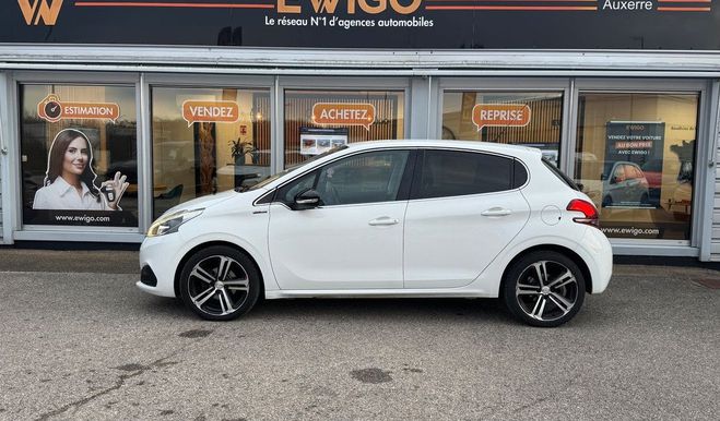 Peugeot 208 1.2 110cv gt-line apple carplay clim aut Blanc de 2017