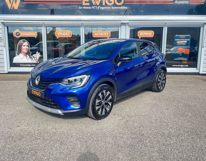 Renault Captur 1.6 e-tech 145ch hybrid evolution bva ca Bleu de 2024