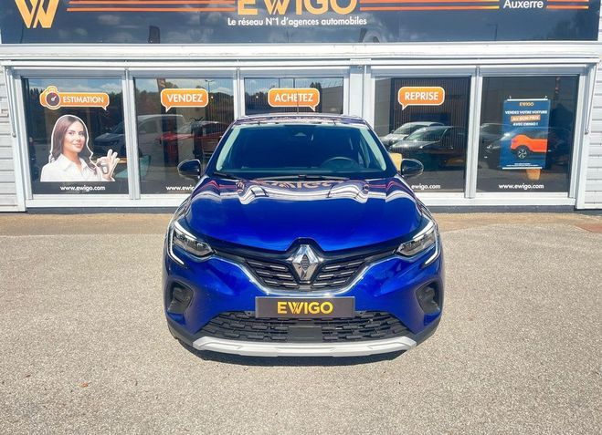 Renault Captur 1.6 e-tech 145ch hybrid evolution bva ca Bleu de 2024