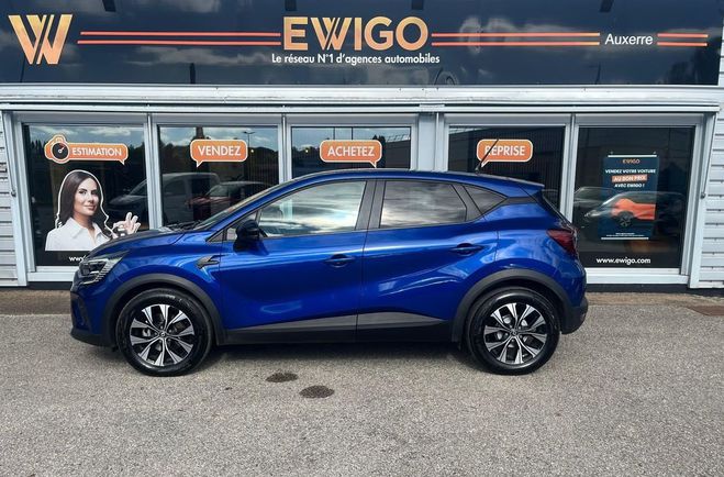 Renault Captur 1.6 e-tech 145ch hybrid evolution bva ca Bleu de 2024