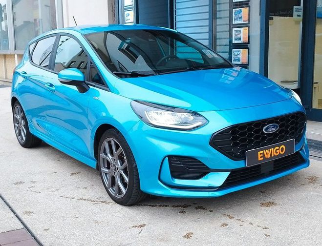 Ford Fiesta 1.0l 125ch mhev st-line 1�re main pack h Bleu de 2022