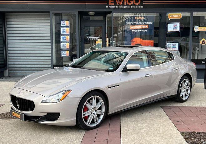 Maserati Quattroporte v6 3.0l 330ch 1er main toit ouvrant cuir Gris de 2016