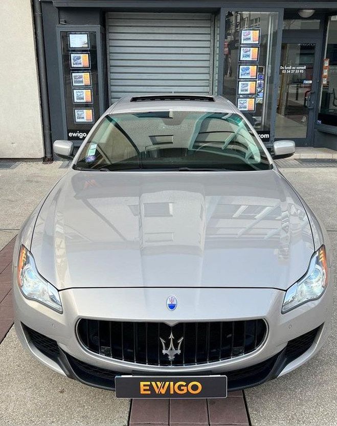 Maserati Quattroporte v6 3.0l 330ch 1er main toit ouvrant cuir Gris de 2016