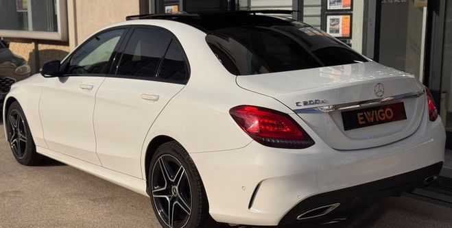 Mercedes Classe C 200d 160ch amg line 9g-tronic toit ouvra Blanc de 2019