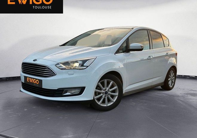 Ford C Max focus 1.5 tdci 120 business navi powersh Blanc de 2015