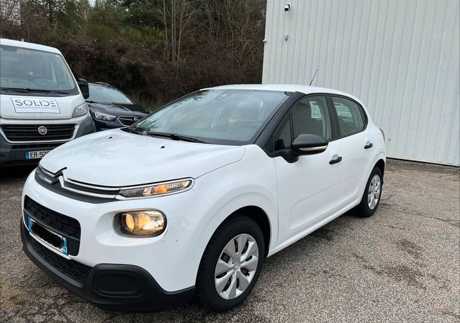 Citroen C3 live 1.2i 68 chv 6490 euros Blanc de 2019