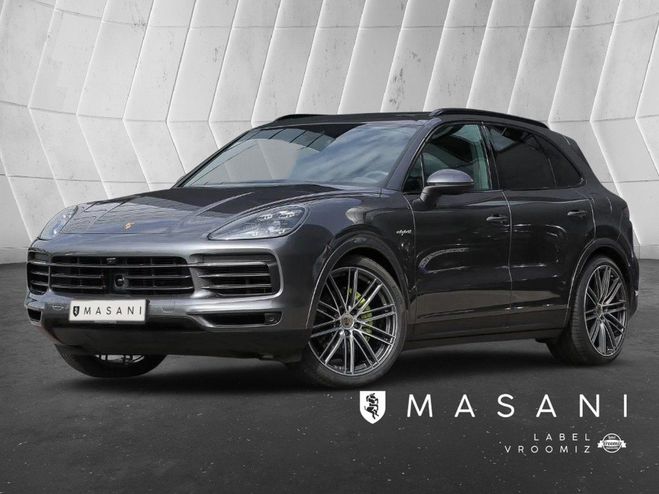 Cliquer pour voir la photo suivante Porsche Cayenne e-hybrid 462ch toit angle mort Gris Anthracite de 2021