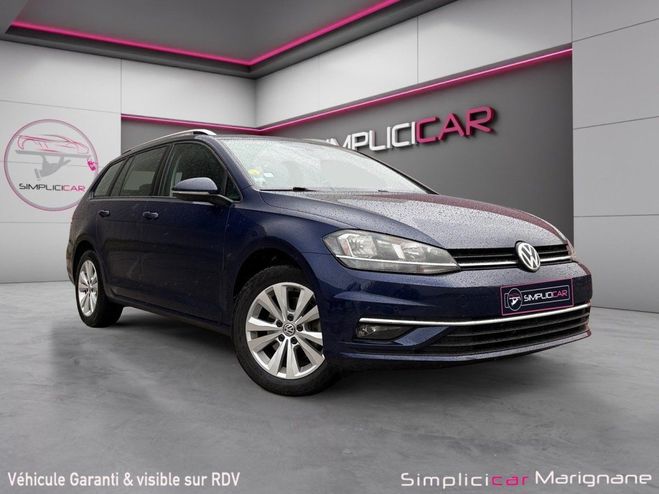 Cliquer pour voir la photo suivante Volkswagen Golf SW 1.6 TDI 115 BlueMotion Technology DSG Bleu de 2017