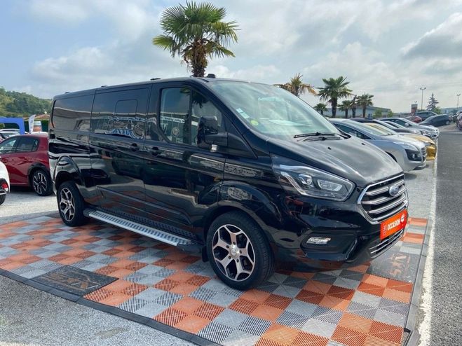 Ford Transit CUSTOM 300L L2H1 LIMITED 170 BVA CAB APP Noir de 2020