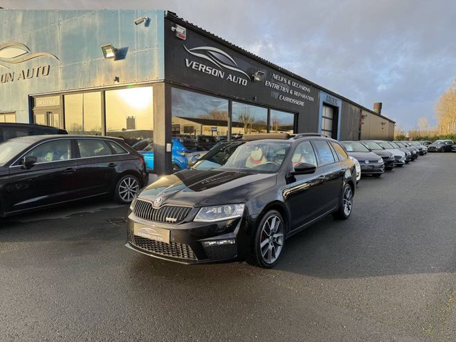 Cliquer pour voir la photo suivante Skoda Octavia Combi RS TDI 184 4x4 BVA FULL SUIVIT NOIR de 2016