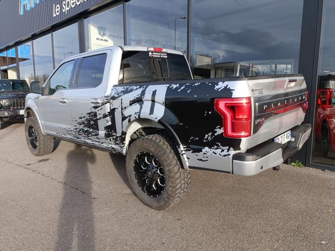 Ford F150 SUPERCREW PLATINUM V6 3.5L REHAUSSE Gris de 2018