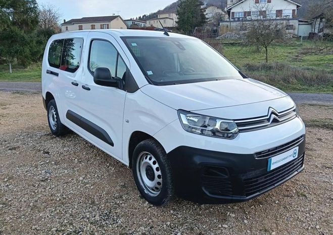 Citroen Berlingo VAN Rallong� HDi 100cv 3 places TVA r�cu Blanc de 2021