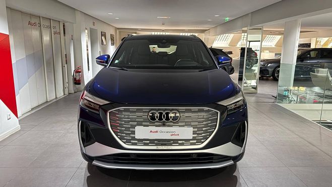 Audi Q4 E-Tron 45 285 ch 82 kWh BLEU NAVARRE METALLISE de 2024
