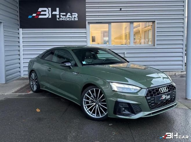 Cliquer pour voir la photo suivante Audi A5 Coupe 40 TFSI 204 ch S-line TVA récupéra Vert de 2022
