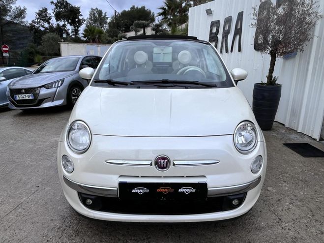 Fiat 500 Cabriolet 1.2i - 69 S&S Euro 6 Lounge BLANC de 2013