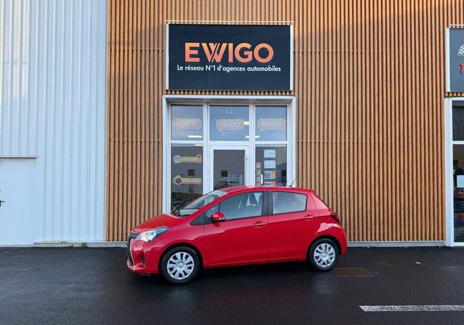 Toyota Yaris 1.0 vvti 70 active Rouge de 2015
