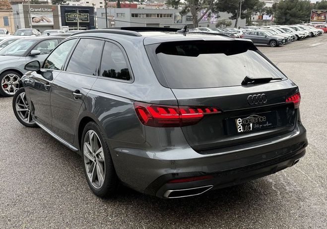 Audi A4 AVANT 40 TDI 204CH S LINE TRONIC 7 Gris de 2023