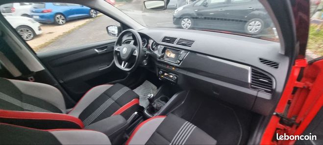 Skoda Fabia 1.0 tsi 110 ch Monte carlo Rouge de 2018