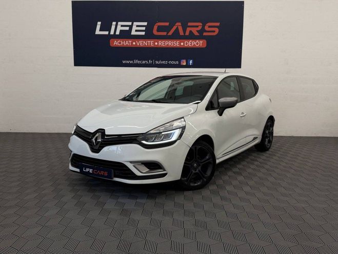 Renault Clio 1.5 dCi 90ch GT Line 2019 boite automati BLANC de 2019