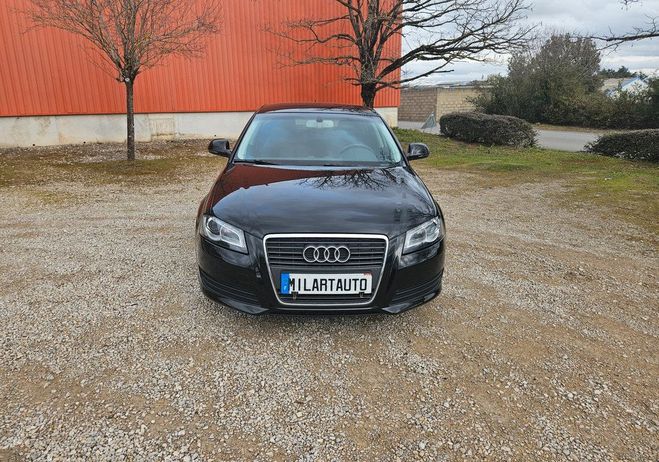 Audi A3 Sportback 2.0 TDI 140CH S TRONIC Tr�s Bo Noir de 2009