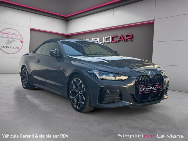 BMW Serie 4 CABRIOLET G23 420d 190 ch BVA8 M Sport Gris de 2024