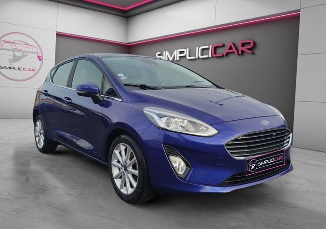Ford Fiesta 1.0 EcoBoost 100 Ch BVM6 BO Play First E Bleu de 2017