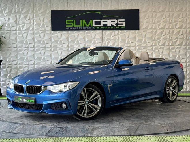 Cliquer pour voir la photo suivante BMW Serie 4 Cabriolet I (F33) 435dA xDrive 313ch M S BLEU C de 2015