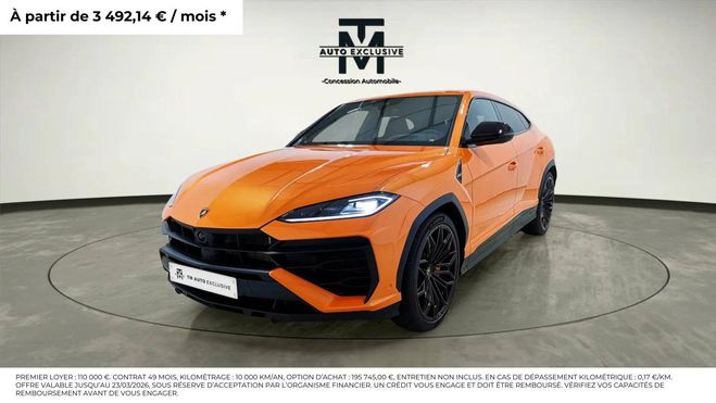 Lamborghini Urus 4.0 V8 800ch BVA8 SE Orange de 2024