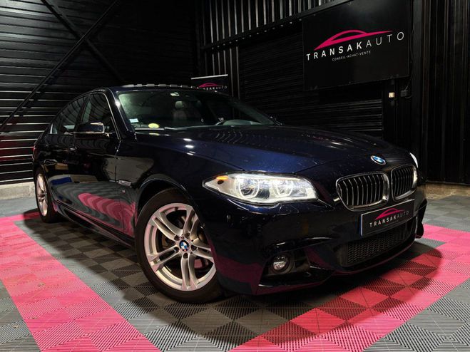 BMW Serie 5 F10 LCI 520d 190 ch M Sport A Bleu de 2016