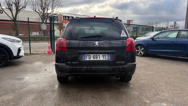 Peugeot 207 (2) SW 1.6 HDI 90 OUTDOOR 3 Noir de 2008