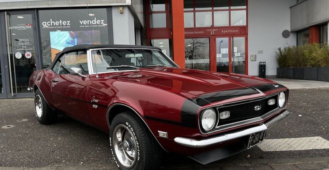 Chevrolet Camaro Cabriolet L30 327 CI Turbo Fire 5.4 L V8 Bordeaux de 1968